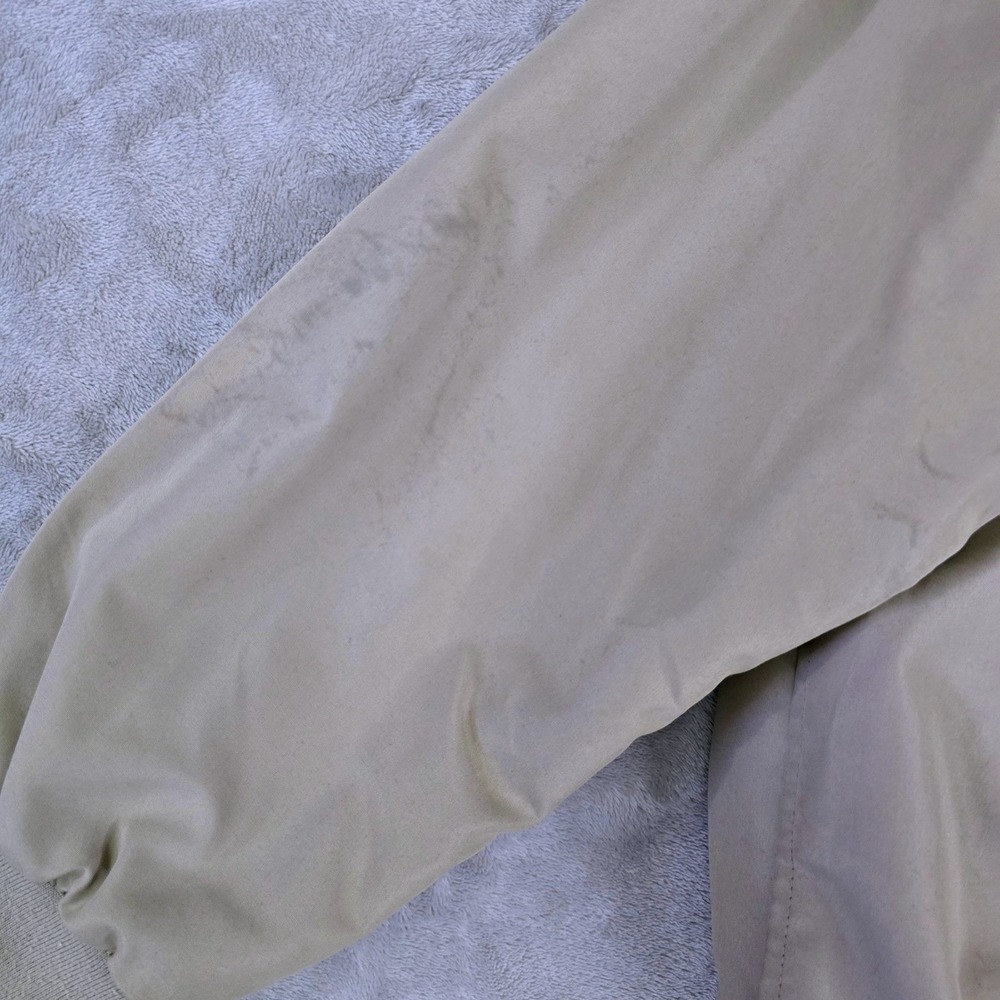 Wedge Golf & Beyond Mens Size L Reversible 1/4 Zip Pullover Jacket Beige Black - Picture 7 of 15